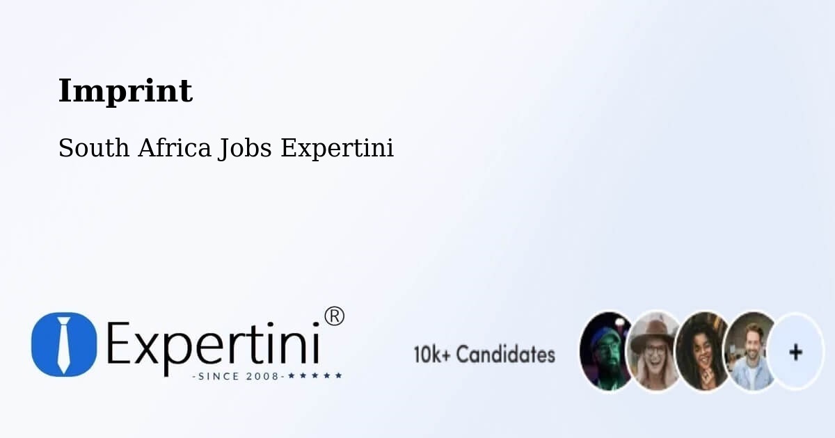 Imprint – Mondlo - South Africa Jobs Expertini